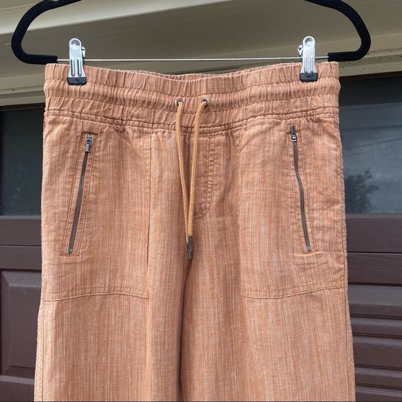 Cabo Tan Linen Wide Leg Pant 6 - Picture 9 of 16